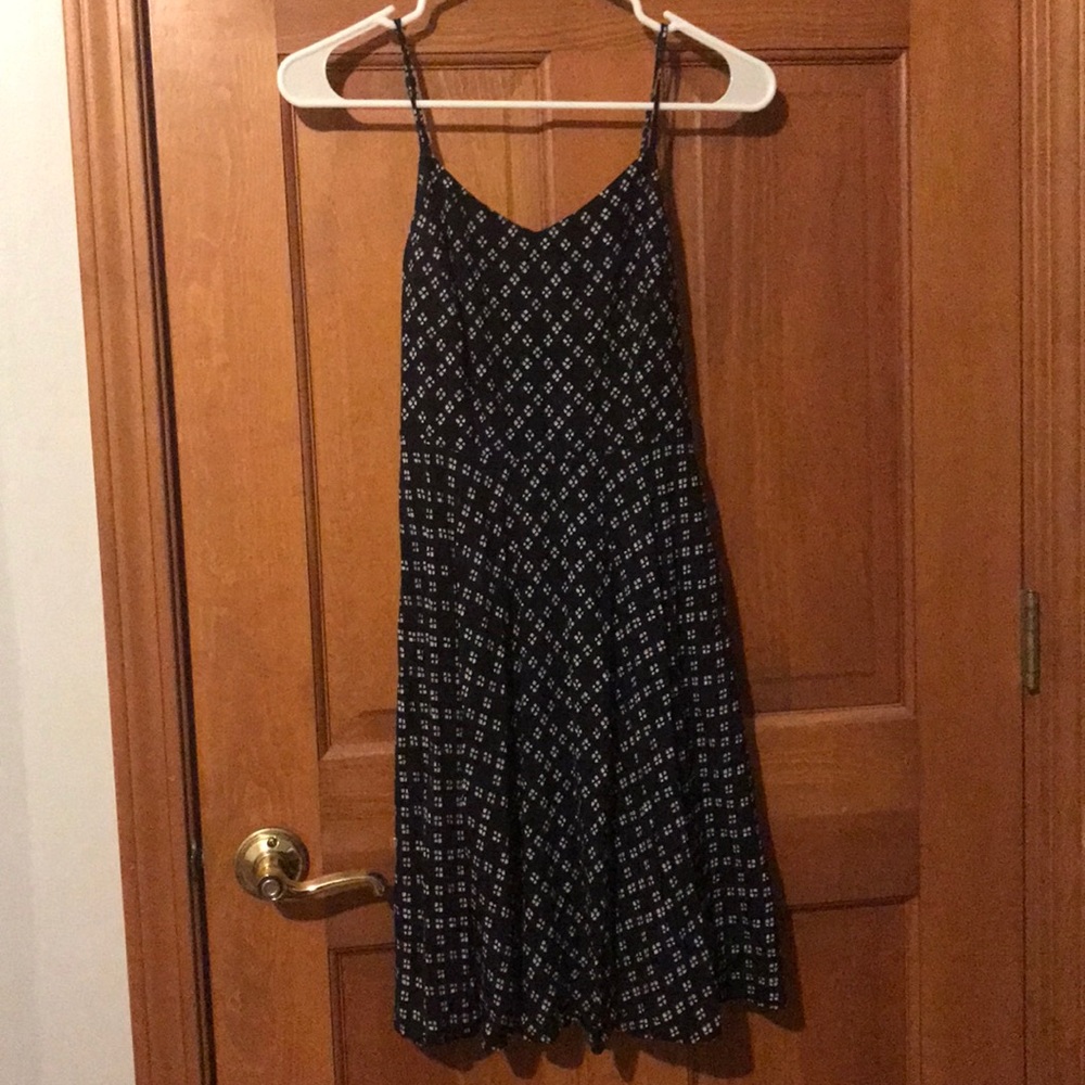 Black flower dress